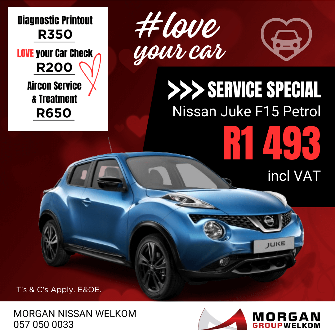 SERVICE SPECIAL – Nissan Juke image from Morgan Nissan