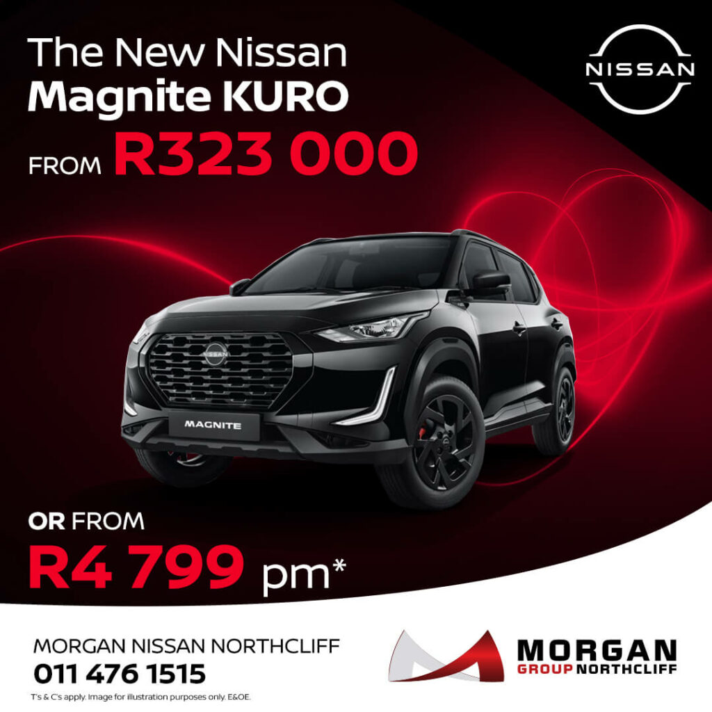 The New Nissan Magnite KURO image from Morgan Group