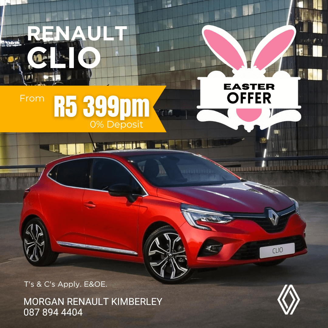 EASTER OFFER – RENAULT CLIO image from Morgan Renault