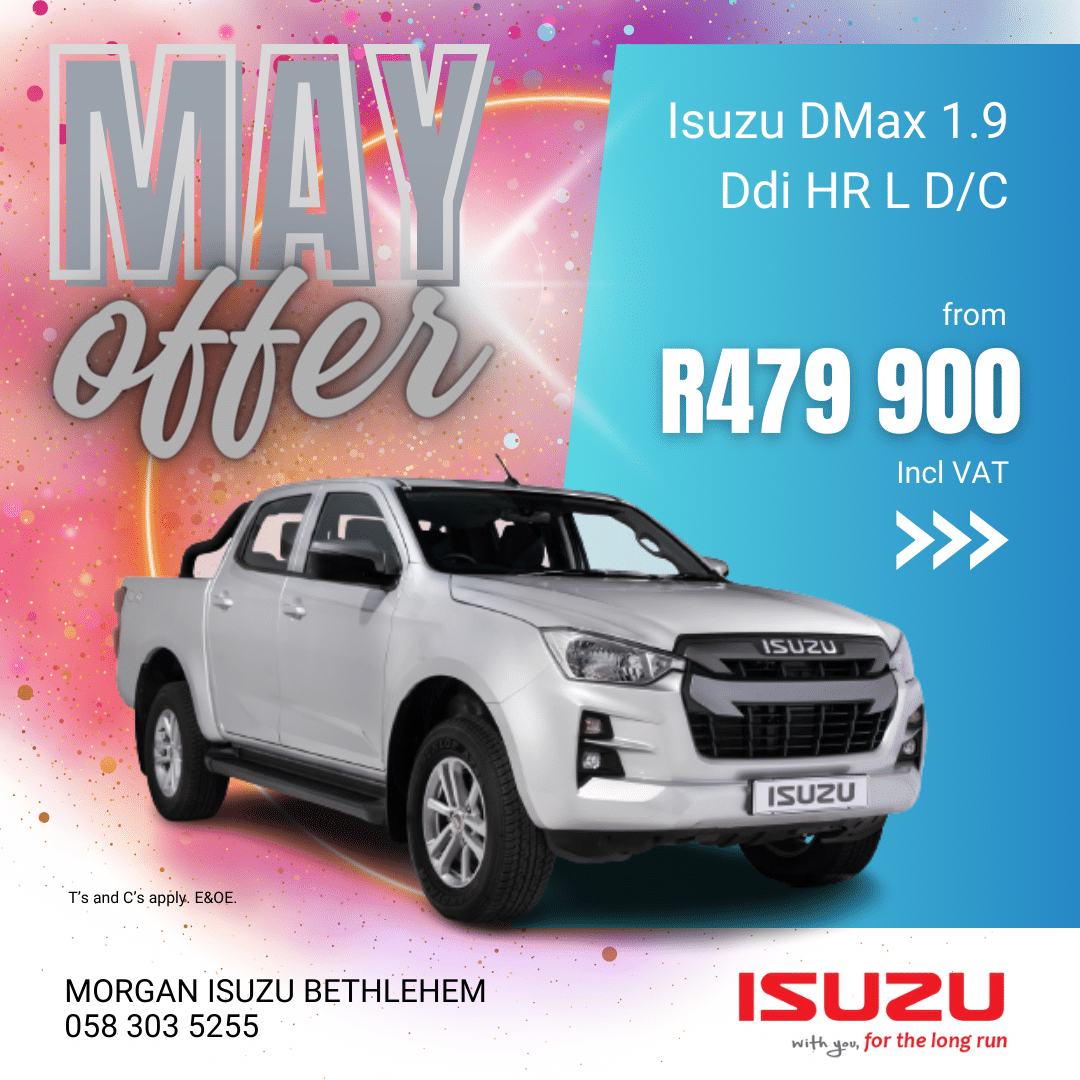 May Offer image from Morgan Isuzu