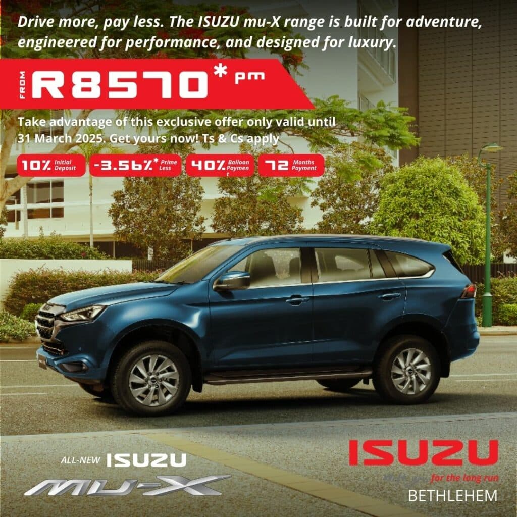 Isuzu Mu-X image from Morgan Group