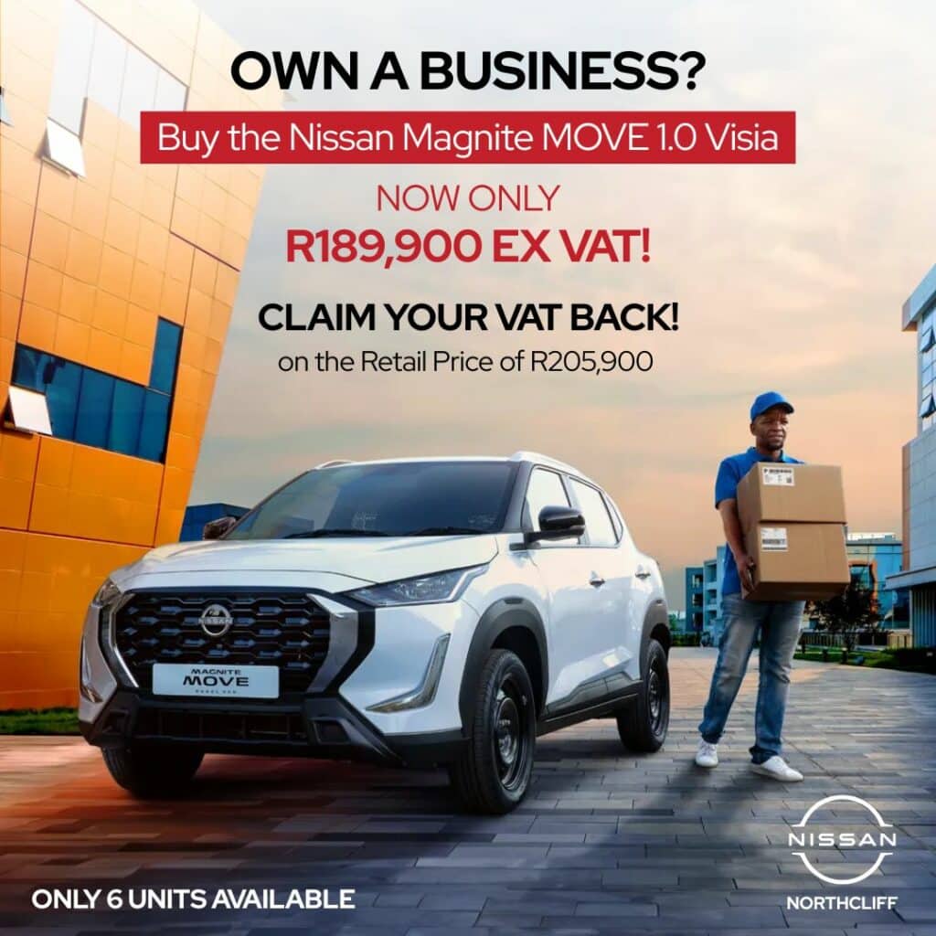 Nissan Magnite MOVE 1.0 Visia – Claim your VAT back! image from Morgan Group