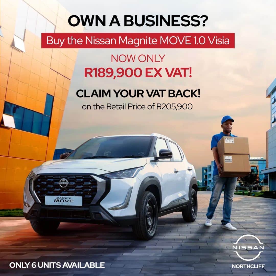 Nissan Magnite MOVE 1.0 Visia – Claim your VAT back! image from Morgan Nissan Northcliff