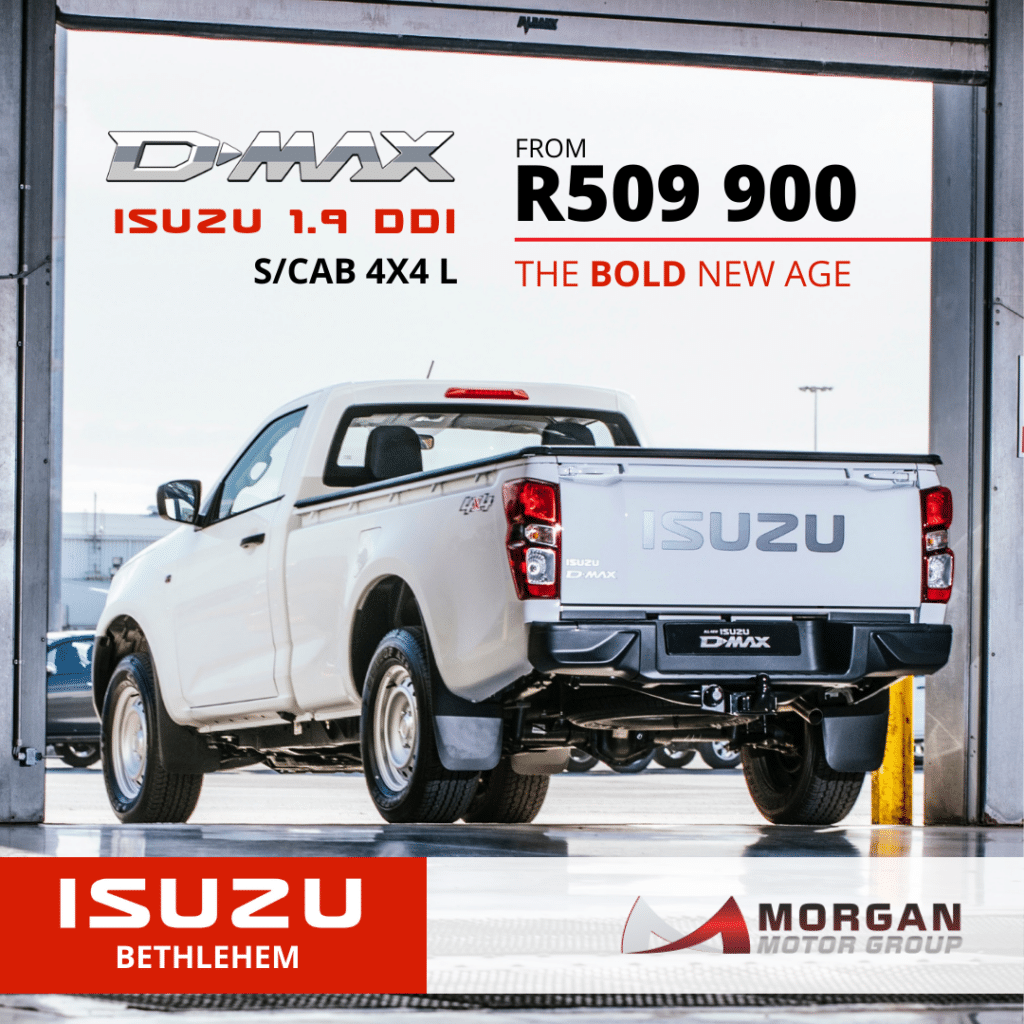 Isuzu D-MAX 1.9 DDI 4×4 S/Cab L – Tough. Capable. Born for backroads. image from Morgan Group