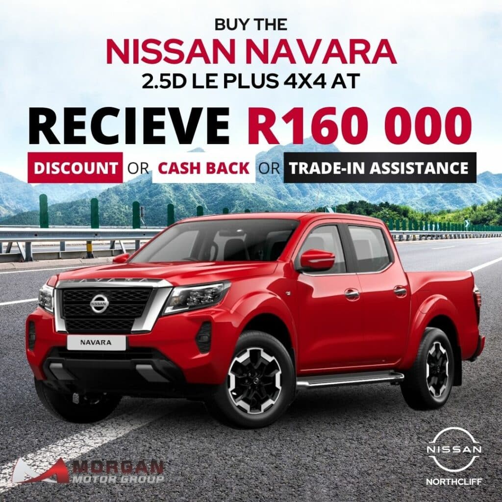 Nissan Navara 2.5D LE PLUS 4×4 AT – R160 000 Discount  or  Cash Back  or  Trade-in Assistance image from Morgan Group