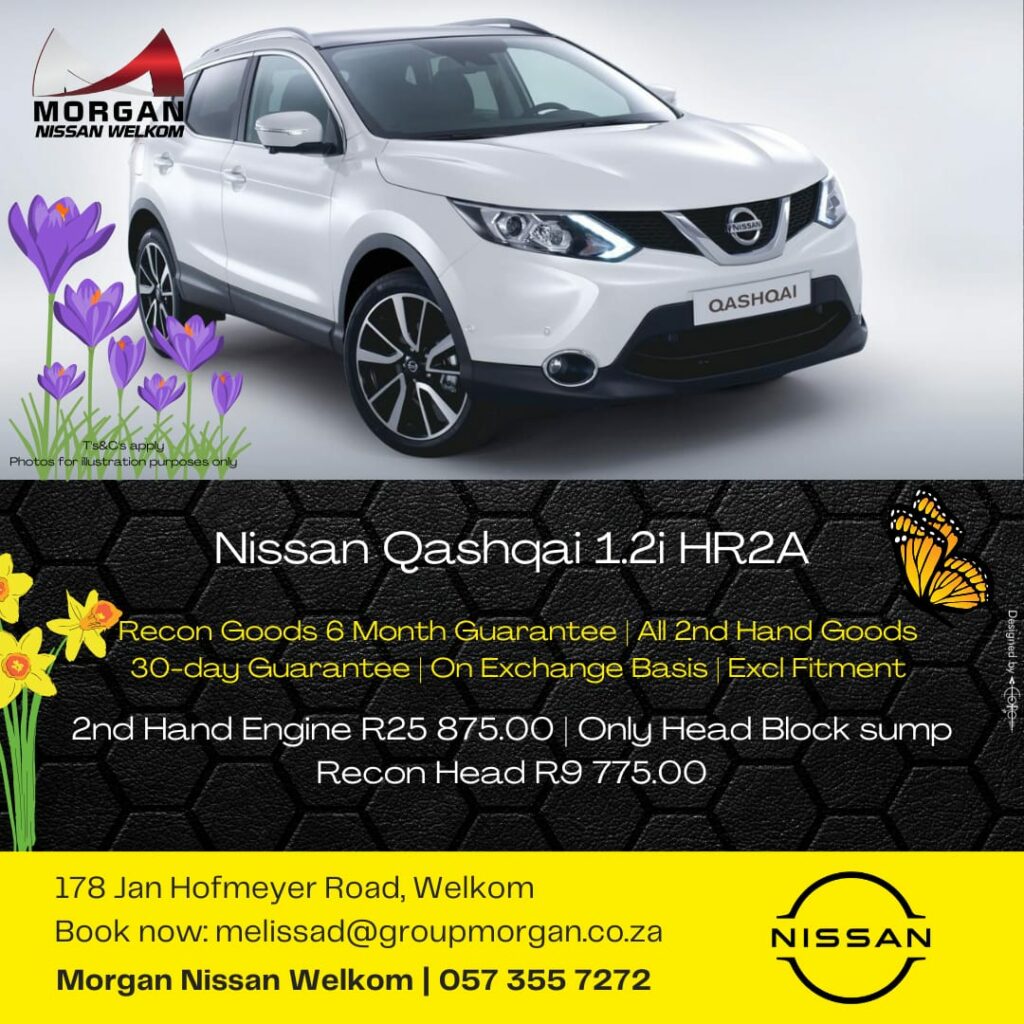 Nissan Qashqai 1.2i HR2A Service Special image from Morgan Group
