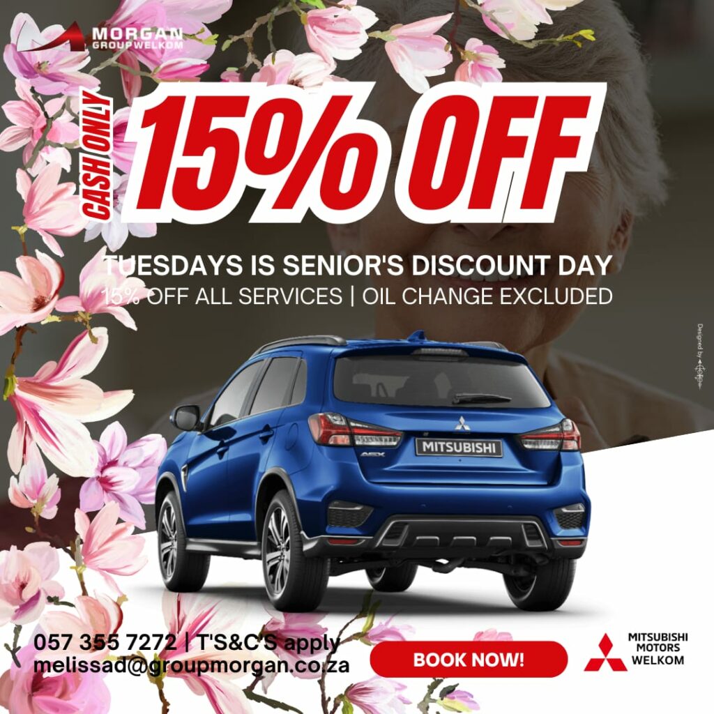 Senior’s Discount Day image from Morgan Group