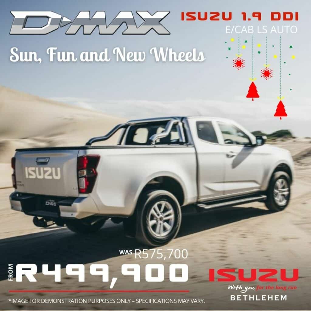 Isuzu D-MAX E/Cab Sun, Fun and New Wheels image from Morgan Group