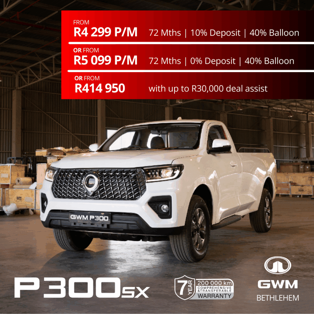 GWM P300 Special image from Morgan Group