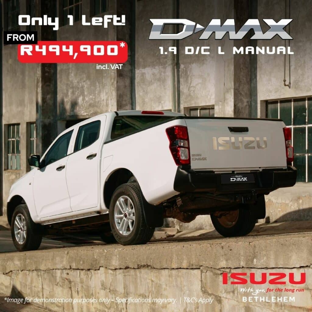 Isuzu D-Max 1.9 Double Cab L Manual image from Morgan Group