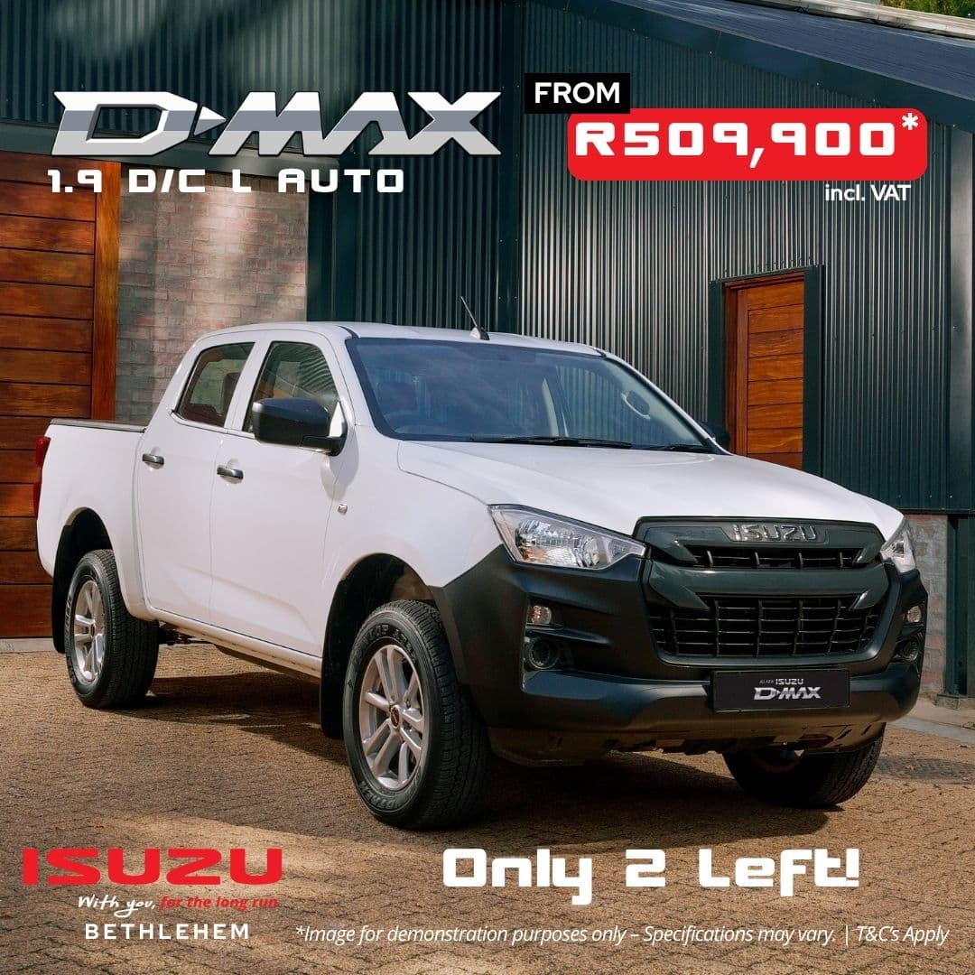 Isuzu D-Max 1.9 Double Cab L Automatic image from Morgan Isuzu