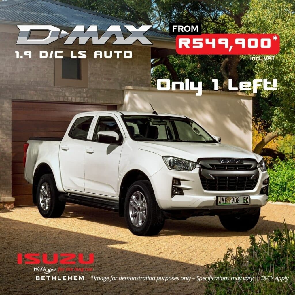 Isuzu D-Max 1.9 Double Cab LS Automatic image from Morgan Group