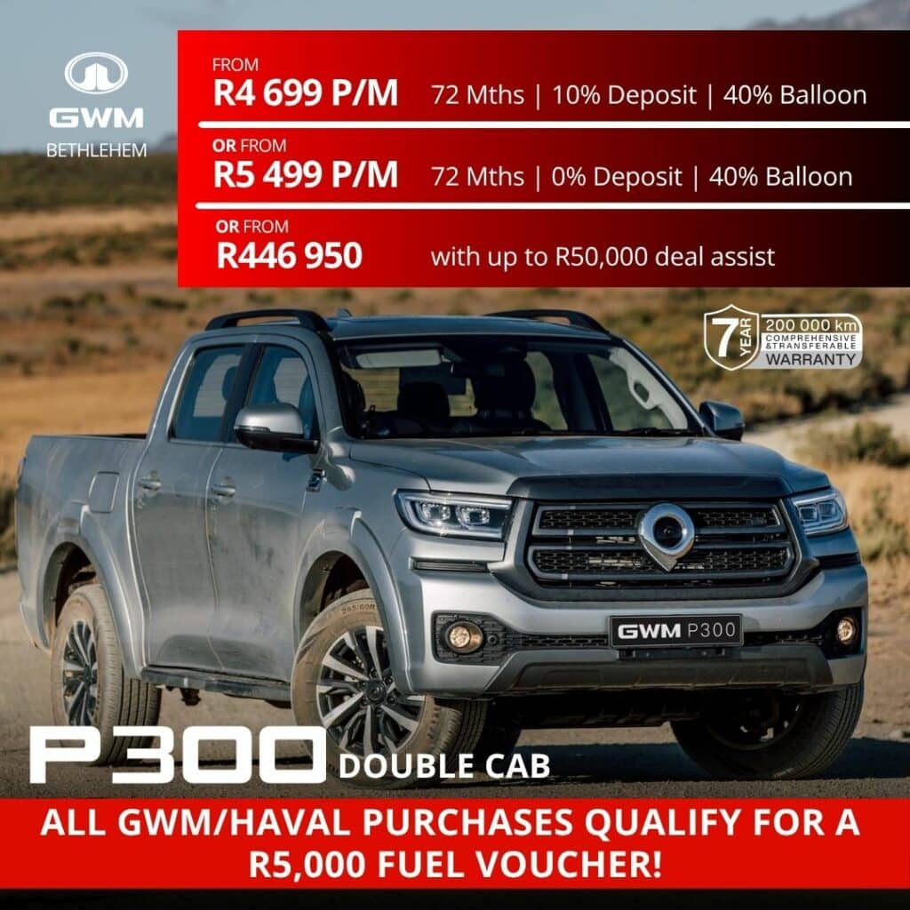 GWM P300 Double Cab image from Morgan Group