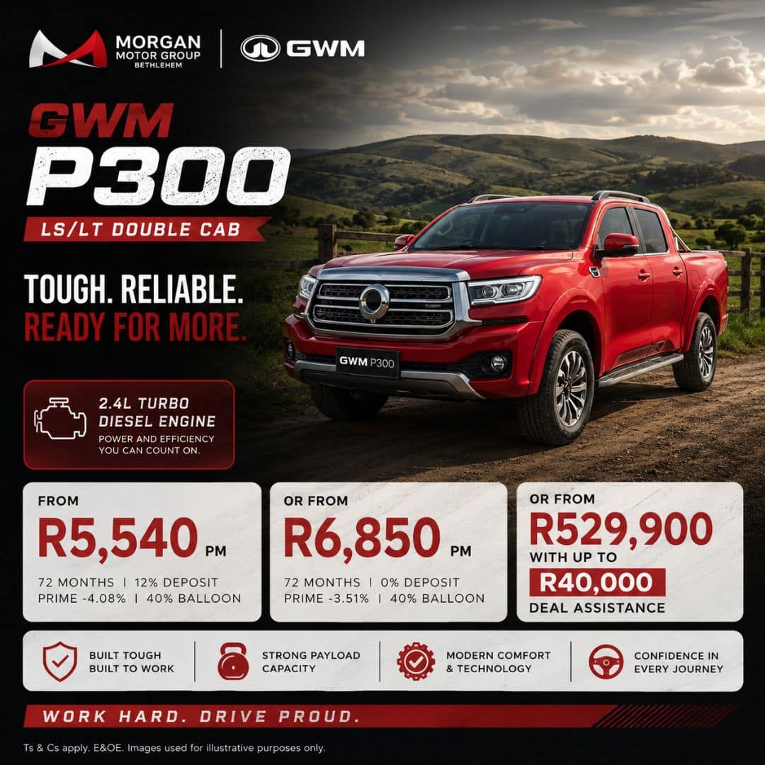 GWM P300 LS/LT Double Cab image from Morgan GWM