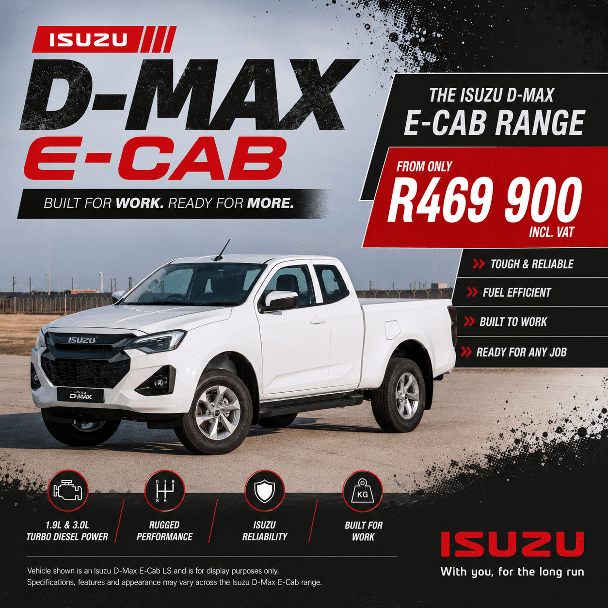 Isuzu D-Max E-Cab image from Morgan Isuzu