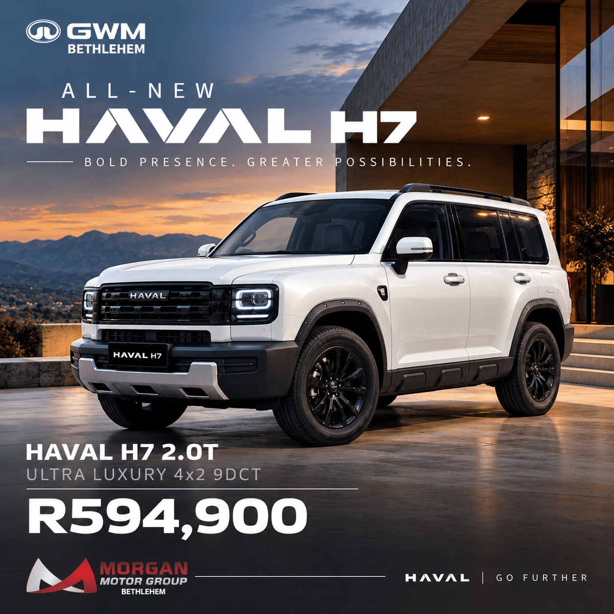 ALL NEW Haval H7 2.0T Ultra Luxury 4×2 9DCT image from Morgan Haval