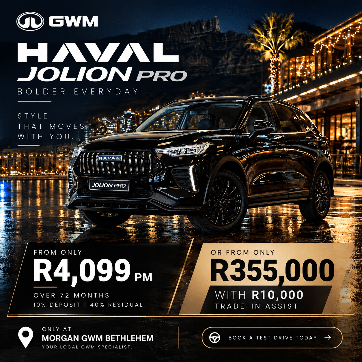 HAVAL Jolion Pro – Bolder Every Day image from Morgan Haval